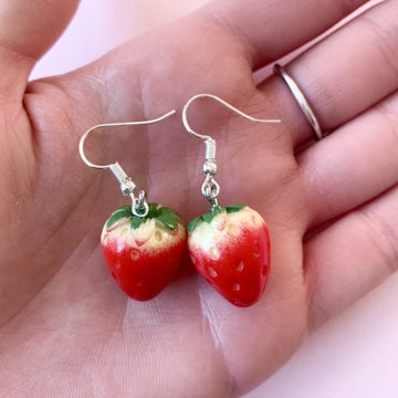 Y2K Jewelry Red Strawberry Lollipop Heart Pin Butterfly Earrings For Women Acrylic Vintage Harajuku Earring 90s Aesthetic Gifts daiiibabyyy